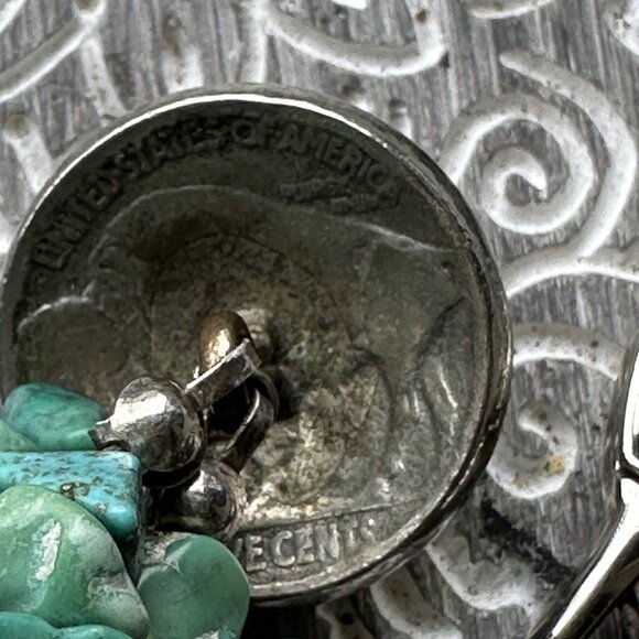 VTG‎ Phillip Guerro PTG Watch Bracelet 5.5 Inch Turquoise Sterling 53.9g Video main image 12
